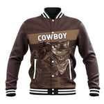 Personalised Skull Cowboy Baseball Jacket Wild West Reborn