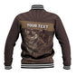 Personalised Skull Cowboy Baseball Jacket Wild West Reborn