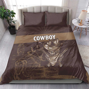 Skull Cowboy Bedding Set Wild West Reborn