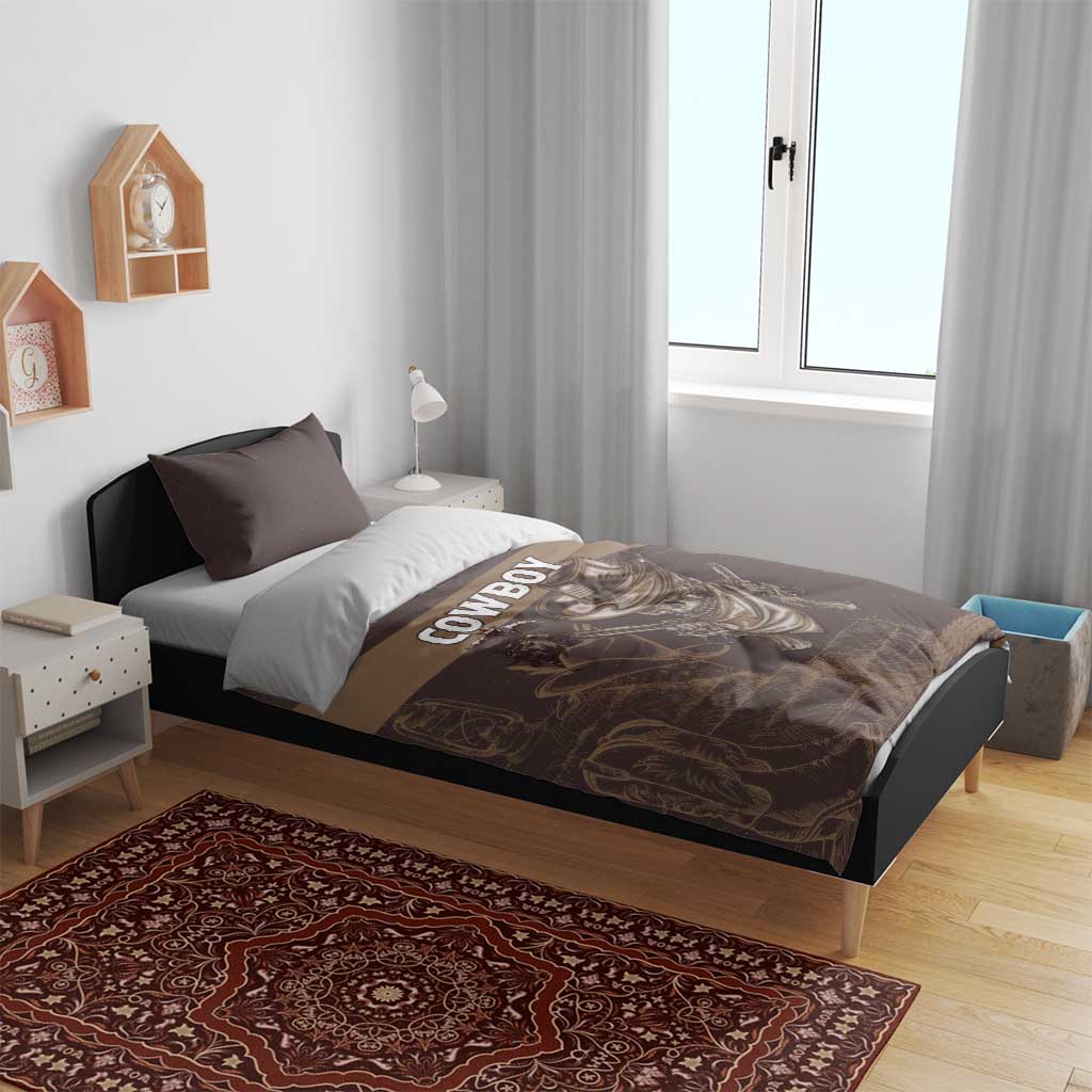 Skull Cowboy Bedding Set Wild West Reborn