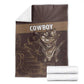 Skull Cowboy Blanket Wild West Reborn