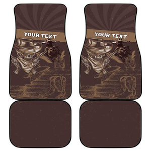 Skull Cowboy Car Mats Wild West Reborn