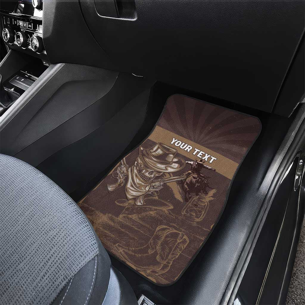 Skull Cowboy Car Mats Wild West Reborn