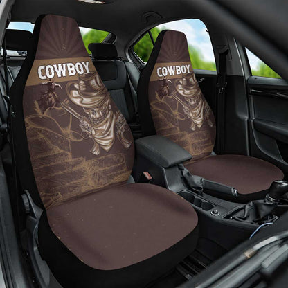 Skull Cowboy Car Seat Cover Wild West Reborn