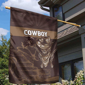 Skull Cowboy Garden Flag Wild West Reborn