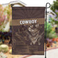 Skull Cowboy Garden Flag Wild West Reborn
