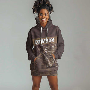 Personalised Skull Cowboy Hoodie Dress Wild West Reborn