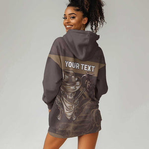 Personalised Skull Cowboy Hoodie Dress Wild West Reborn