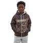 Personalised Skull Cowboy Kid Hoodie Wild West Reborn