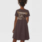 Personalised Skull Cowboy Kid Short Sleeve Dress Wild West Reborn