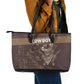 Skull Cowboy Leather Tote Bag Wild West Reborn