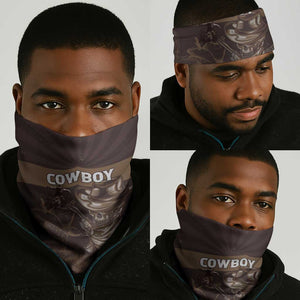 Skull Cowboy Neck Gaiter Wild West Reborn LT15