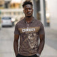 Personalised Skull Cowboy Polo Shirt Wild West Reborn