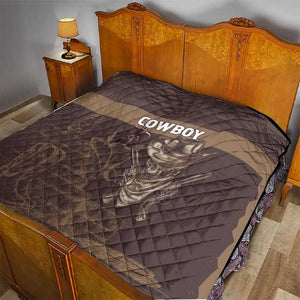 Skull Cowboy Quilt Wild West Reborn