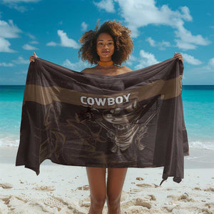 Skull Cowboy Sarong Wild West Reborn