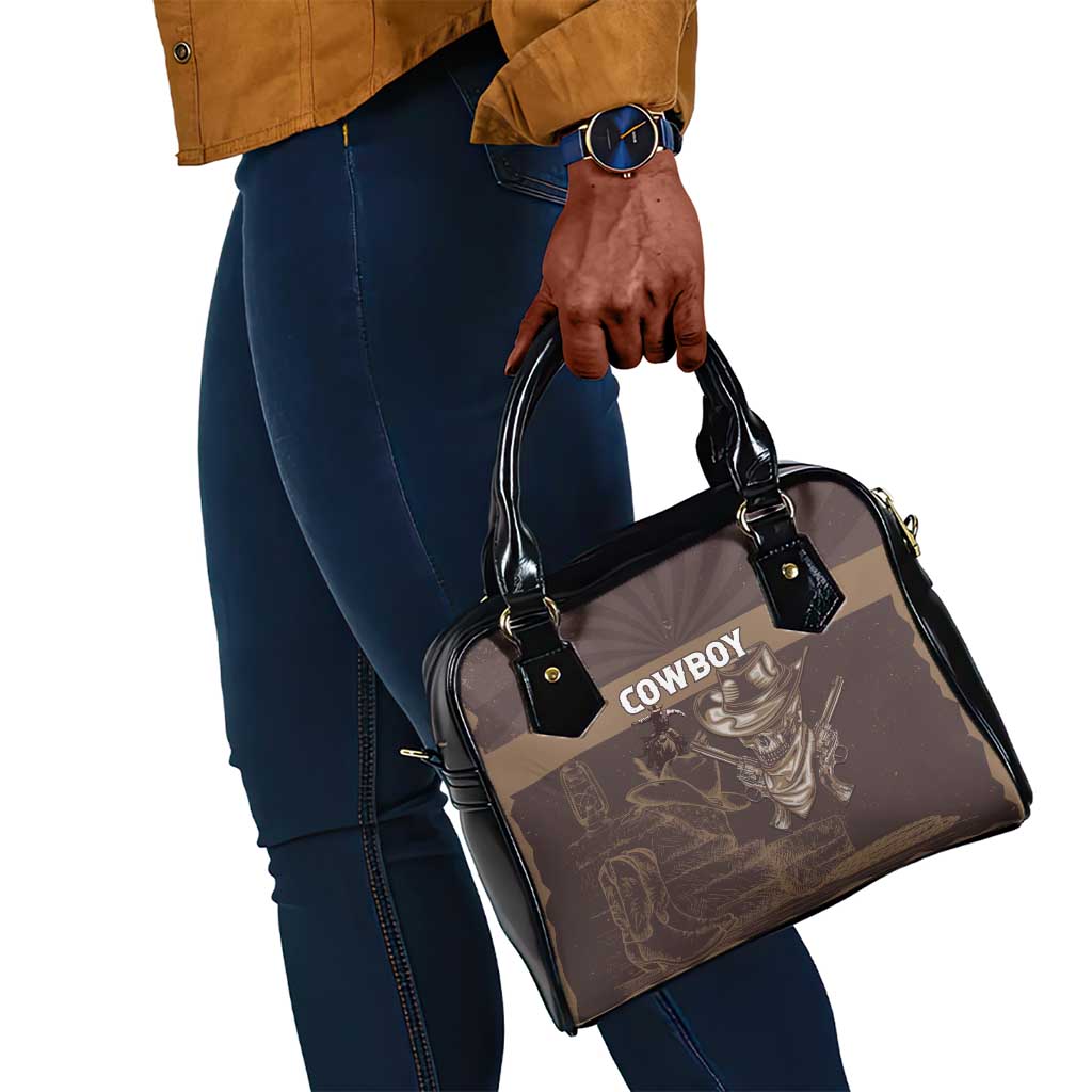 Skull Cowboy Shoulder Handbag Wild West Reborn