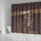 Skull Cowboy Shower Curtain Wild West Reborn
