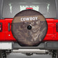 Skull Cowboy Spare Tire Cover Wild West Reborn