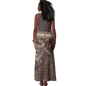 Personalised Skull Cowboy Tank Maxi Dress Wild West Reborn