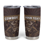 Personalised Skull Cowboy Tumbler Cup Wild West Reborn