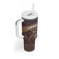 Personalised Skull Cowboy Tumbler With Handle Wild West Reborn