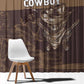 Skull Cowboy Window Curtain Wild West Reborn