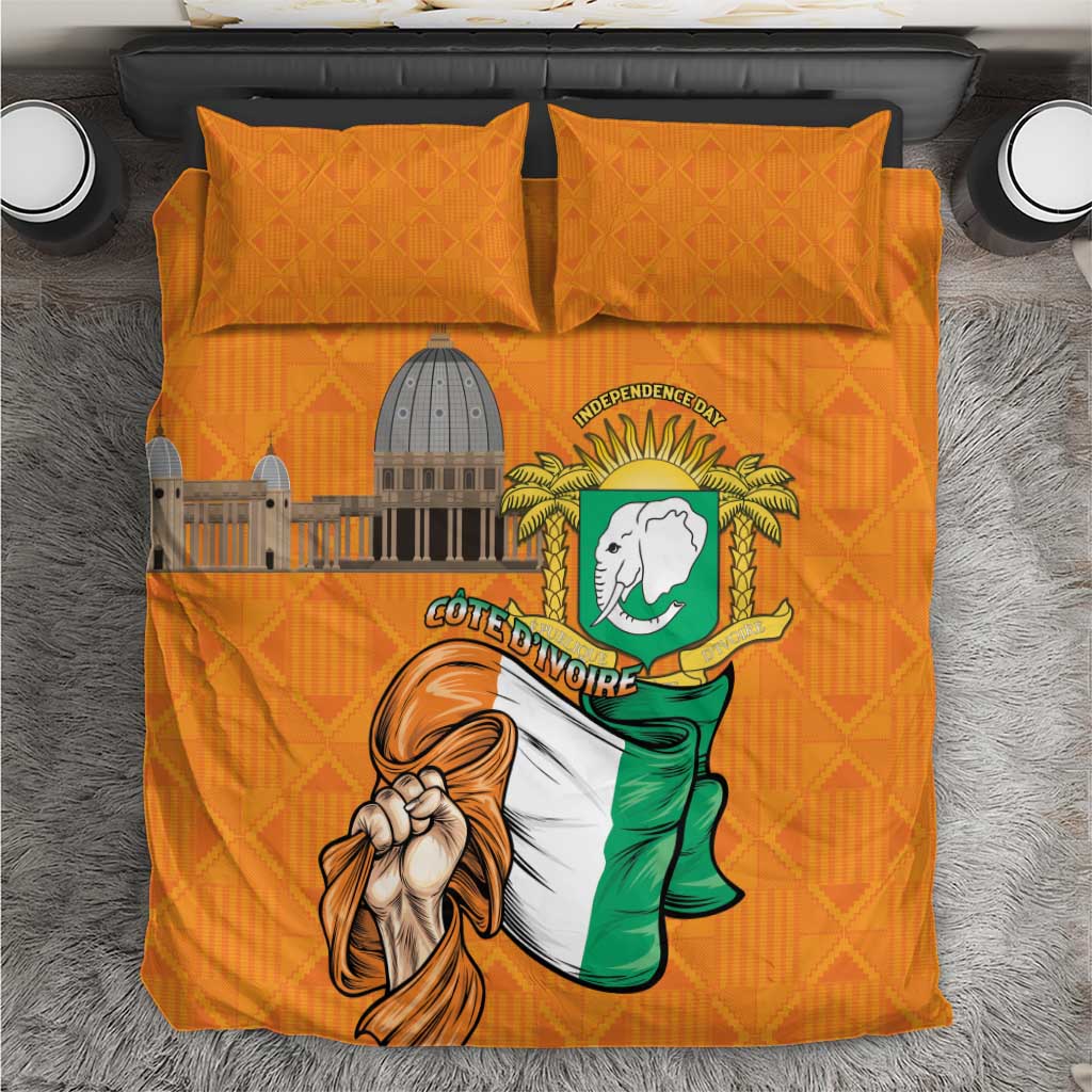 Happy Cote dIvoire Bedding Set 65th of Independence Day