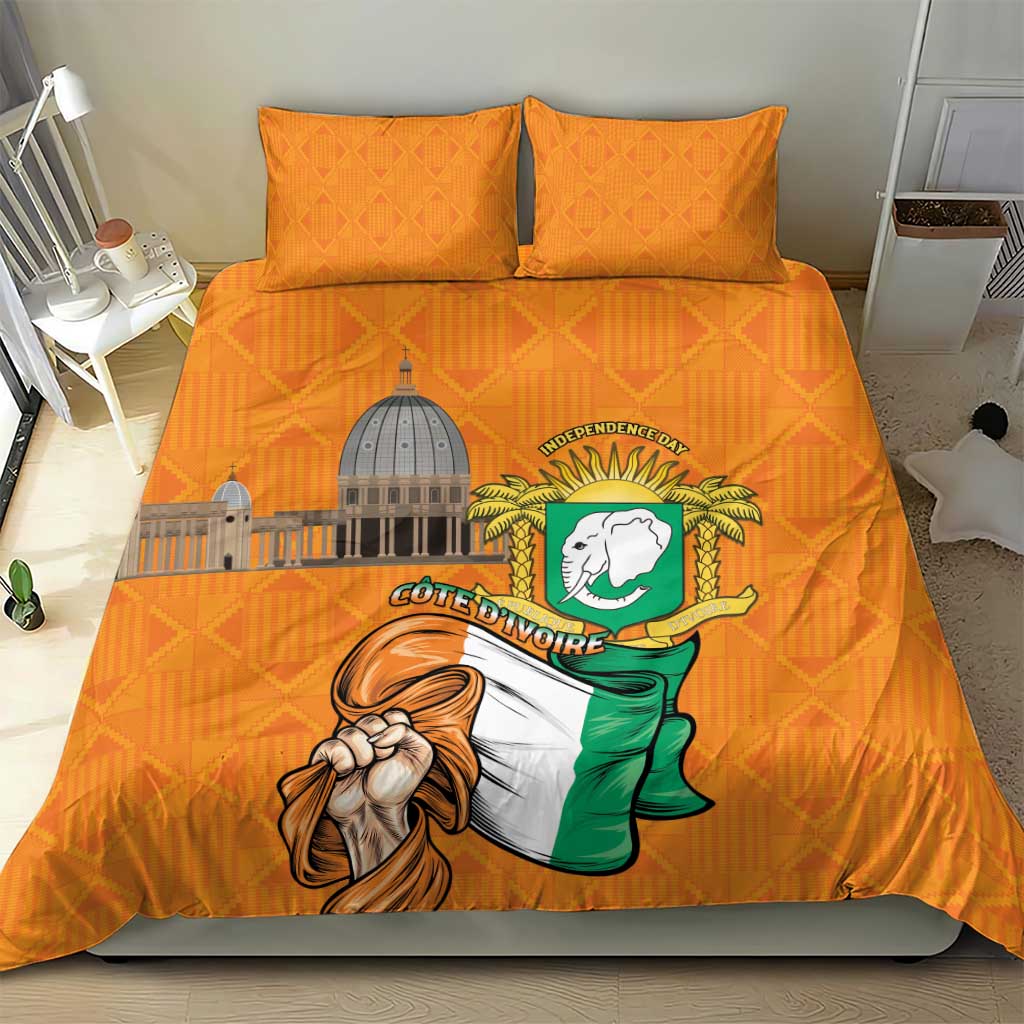 Happy Cote dIvoire Bedding Set 65th of Independence Day