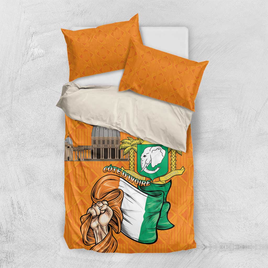 Happy Cote dIvoire Bedding Set 65th of Independence Day