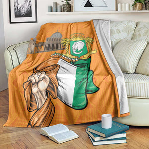 Happy Cote dIvoire Blanket 65th of Independence Day