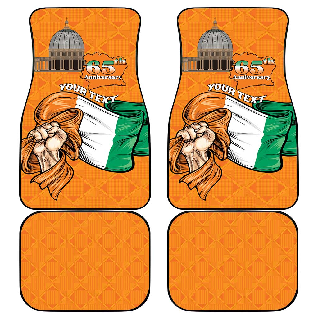 Happy Cote dIvoire Car Mats 65th of Independence Day