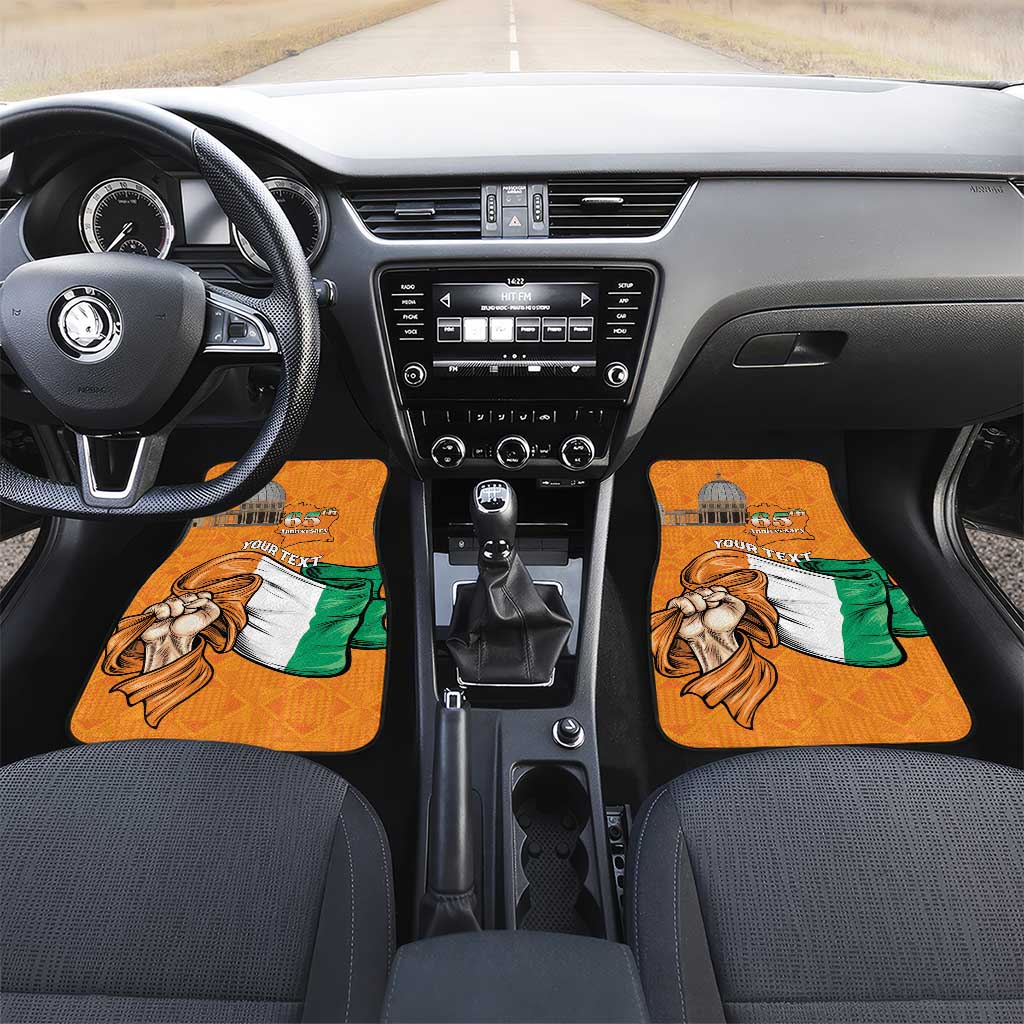 Happy Cote dIvoire Car Mats 65th of Independence Day