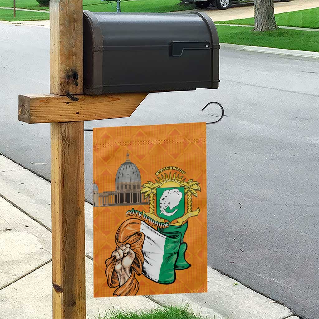 Happy Cote dIvoire Garden Flag 65th of Independence Day