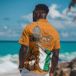 Personalised Happy Cote dIvoire Hawaiian Shirt 65th of Independence Day