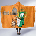 Happy Cote dIvoire Hooded Blanket 65th of Independence Day