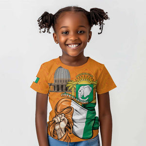 Personalised Happy Cote dIvoire Kid T shirt 65th of Independence Day