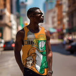 Personalised Happy Cote dIvoire Men Tank Top 65th of Independence Day