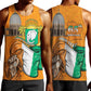 Personalised Happy Cote dIvoire Men Tank Top 65th of Independence Day