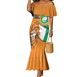 Personalised Happy Cote dIvoire Mermaid Dress 65th of Independence Day