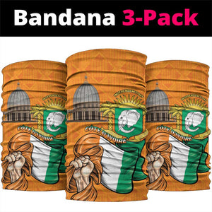 Happy Cote dIvoire Neck Gaiter 65th of Independence Day LT15