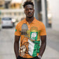 Personalised Happy Cote dIvoire Polo Shirt 65th of Independence Day
