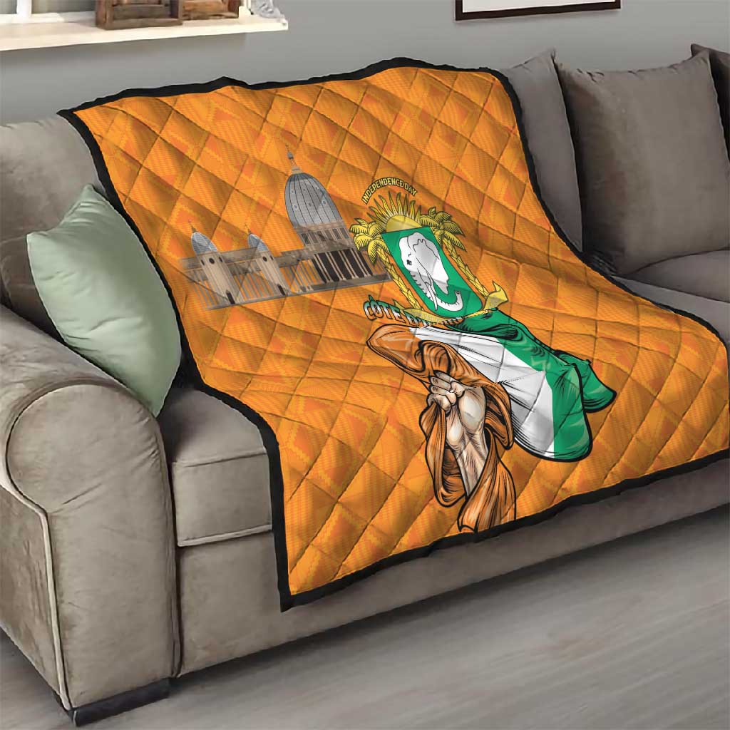 Happy Cote dIvoire Quilt 65th of Independence Day