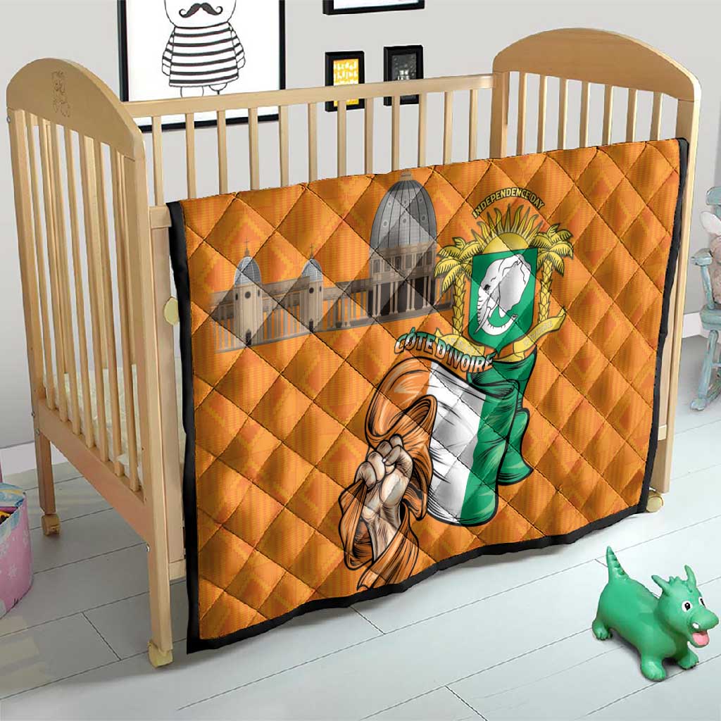 Happy Cote dIvoire Quilt 65th of Independence Day