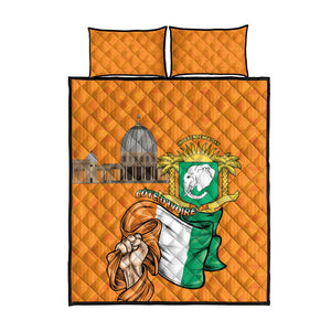 Happy Cote dIvoire Quilt Bed Set 65th of Independence Day