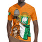 Personalised Happy Cote dIvoire Rugby Jersey 65th of Independence Day
