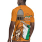 Personalised Happy Cote dIvoire Rugby Jersey 65th of Independence Day