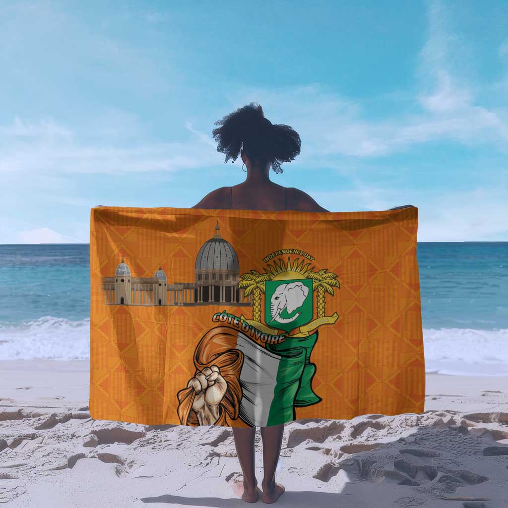 Happy Cote dIvoire Sarong 65th of Independence Day