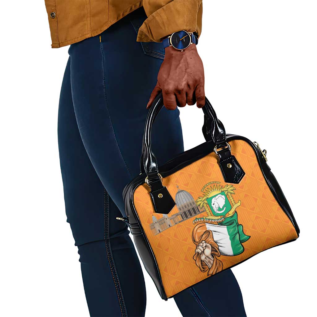 Happy Cote dIvoire Shoulder Handbag 65th of Independence Day