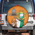 Happy Cote dIvoire Spare Tire Cover 65th of Independence Day