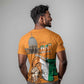 Personalised Happy Cote dIvoire T shirt 65th of Independence Day